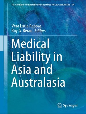 cover image of Medical Liability in Asia and Australasia